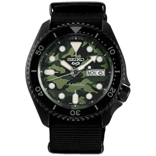 Zegarek Seiko Analogowy SRPJ37K1, czarny - Zegarki męskie - miniaturka - grafika 1