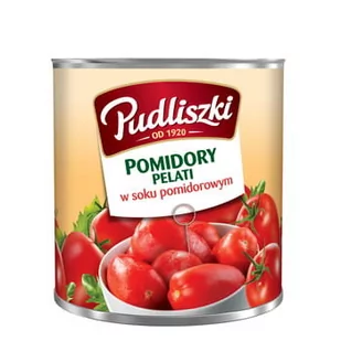 Pudliszki Pomidory pelati w soku pomidorowym 2,55 kg - Pasztet i przetwory mięsne - miniaturka - grafika 1