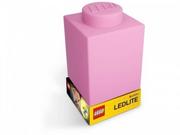 Lampy pozostałe - Lego LGL-LP39 Lampka Silikonowa Różowa - miniaturka - grafika 1