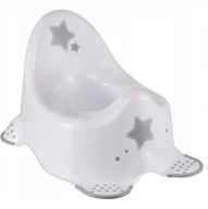 Nocniki - Nocnik Keeper z nóżkami Antypoślizgowymi biały z gwizdkami - miniaturka - grafika 1