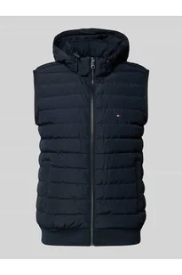Kamizelka pikowana o kroju regular fit z odpinanym kapturem - Tommy Hilfiger - Kamizelki męskie - miniaturka - grafika 1