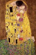 Plakaty - Plakat, Gustav Klimt - The Kiss Pocałunek, 61x91,5 cm - miniaturka - grafika 1