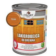 Farby i impregnaty do drewna - Lakierobejca do drewna Teak 750 ml Colorit Drewno - miniaturka - grafika 1