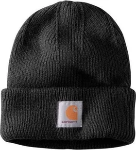 Carhartt Czapka Carhartt Rib Knit Beanie Black - Czapki damskie - miniaturka - grafika 1