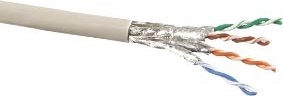 Kabel sieciowy S/CONN do maksymalnej łączności Kabel instalacyjny LAN, kat. 6, S/FTP, PIMF, bezhalogenowy, 50,0 m (75900-50HS)