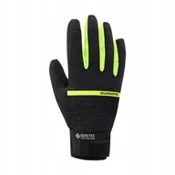Rękawiczki rowerowe - Shimano Infinium Insulated czarne-neon S DW - miniaturka - grafika 1