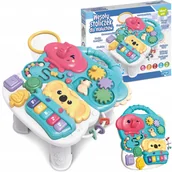 Zabawki interaktywne dla dzieci - STOLIK EDUKACYJNY Interaktywny stoliczek PIANINKO - miniaturka - grafika 1