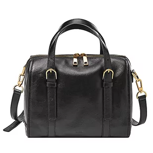 Fossil Carlie Satchel Womens Black, 19 x 12,1 x 17,1 cm H, czarny, 19 cm L x 12.1 cm W x 17.1 cm H - Torby męskie - miniaturka - grafika 1
