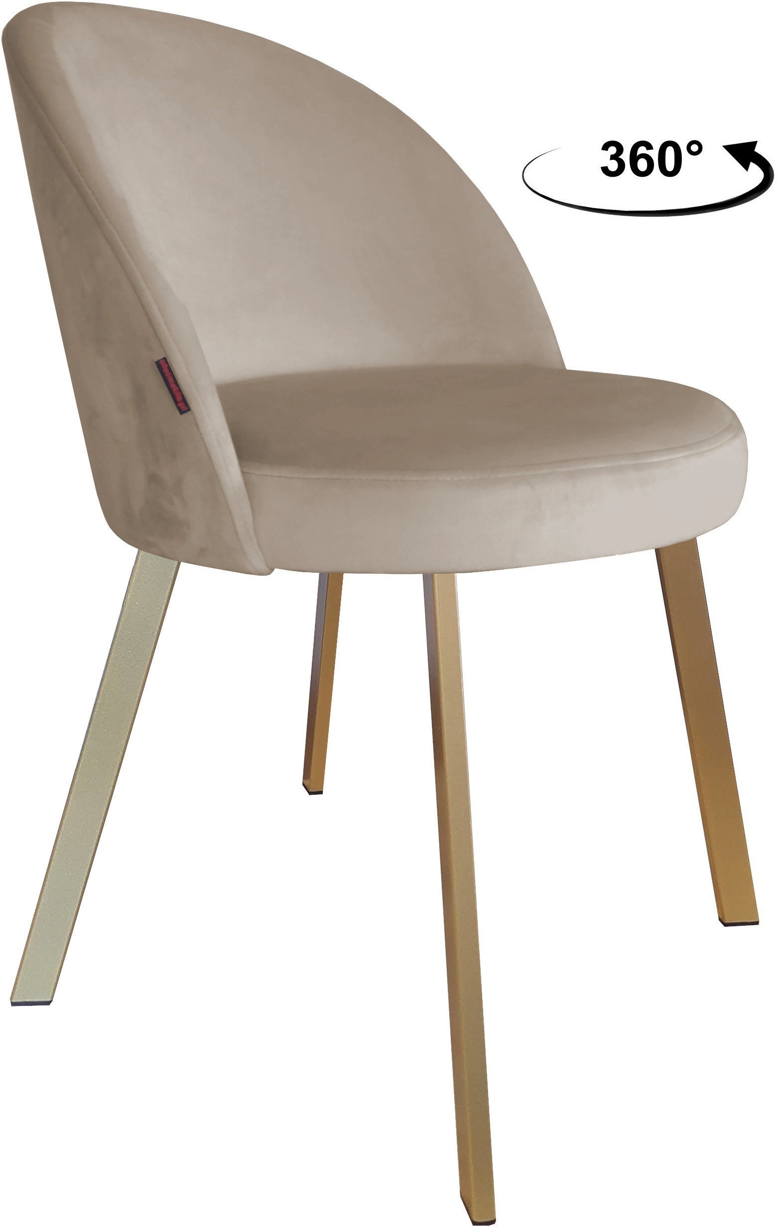 Krzesło obrotowe Trix podstawa Profil złota MG09