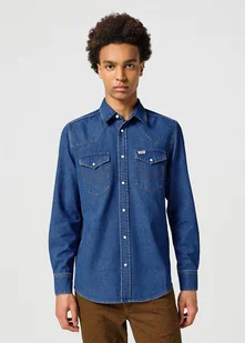 Męska koszula Wrangler WESTERN SHIRT L - Koszule męskie - miniaturka - grafika 1