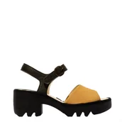 Sandały damskie - Sandały damskie Fly London TULL 503 skórzane multikolor P501503005 - miniaturka - grafika 1