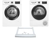 Zestawy AGD - BOSCH WAN2425FPL 8 kg 1200 obr + WTH85V9FPL 8 kg + WTZ20410 - miniaturka - grafika 1