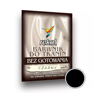 Barwnik Rekol do tkanin - czarny - Akcesoria i części do maszyn do szycia - miniaturka - grafika 1