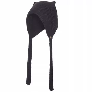 Czapka zimowa damska ETINA Czarny - Czapki damskie - miniaturka - grafika 1