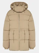Kurtki damskie - Outhorn Kurtka zimowa OTHAW23TDJAF251 Beżowy Regular Fit - miniaturka - grafika 1