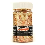 Decoupage - Folia do złoceń w płatkach 1g - złoto-miedziana - miniaturka - grafika 1