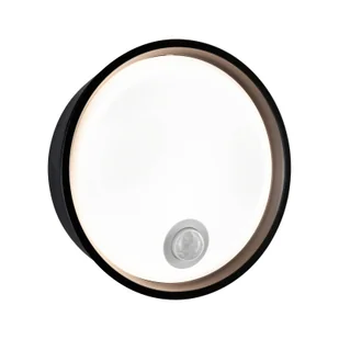Paulmann Platomo kinkiet zewnętrzny LED sensor czarny - Lampy ogrodowe - miniaturka - grafika 1