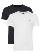 Koszulki męskie - Tommy Jeans Komplet 2 t-shirtów DM0DM20687 Kolorowy Slim Fit - miniaturka - grafika 1