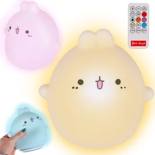 Lampka Nocna Led Dla Dzieci Króliczek Rgb + Pilot - Lampy stojące - miniaturka - grafika 1