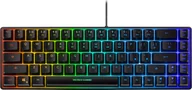 Klawiatury - Deltaco Klavitūra DELTACO GAMING, US layout, Mini RGB membraninė, pusiau permatoma, juoda / 4222268 / GAM-158-US - miniaturka - grafika 1
