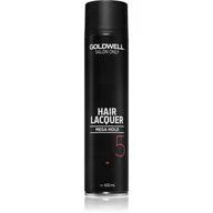 Kosmetyki do stylizacji włosów - Goldwell Laquer Lakier do włosów Mega Utrwalający Czarny 600 ml - miniaturka - grafika 1