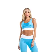 Bielizna sportowa damska - Biustonosz sportowy LABELLAMAFIA SPORTS BRA ACQUA BLUE - miniaturka - grafika 1