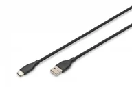 Kable USB - DIGITUS Kabel przyłączeniowy USB 2.0 typ C-A silikonowy M/M 2m s - miniaturka - grafika 1