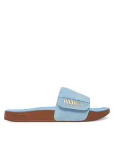 Puma Klapki Leadcat 2.0 Palermo Foil 399041 03 Niebieski - Klapki i japonki damskie - miniaturka - grafika 1