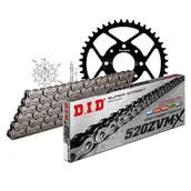 Części motocyklowe - Zestaw łańcuchów DID stal 520ZVM-X / 110 bez końca do Honda XL V Varadero 125 ccm rok prod. 2001-2013 - miniaturka - grafika 1