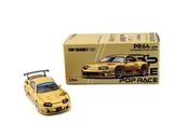 Samochody i pojazdy dla dzieci - POP RACE PR64-229 Toyota Supra A80 Top Secret GT300 Gold PR640229 1:64 - miniaturka - grafika 1