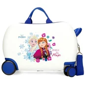 Walizki - Joumma Disney Sparkle Like Magic Walizka Dziecięca Biała 45 x 31 x 20 cm Twardy ABS 24,6L 1,8 kg 4 koła Bagaż Ręczny, biała, walizka dziecięca - miniaturka - grafika 1