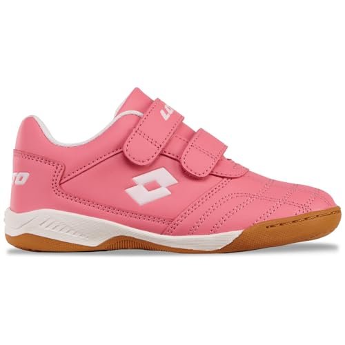 LOTTO Whizzer K Sneaker buty dziecięce, uniseks, Różowy biały, 38 EU