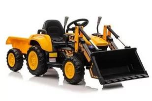 Traktor Na Akumulator Z łyżką  BW-X002A Żółty - Pojazdy elektryczne dla dzieci - miniaturka - grafika 1
