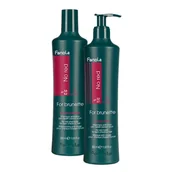 Zestawy kosmetyków damskich - Fanola No Red, zestaw dla brunetek redukujący czerwone odcienie, szampon + maska - miniaturka - grafika 1