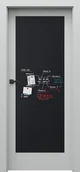 Drzwi wewnętrzne - Skrzydło Verte Home E 0 Z Tablicą Szary - miniaturka - grafika 1