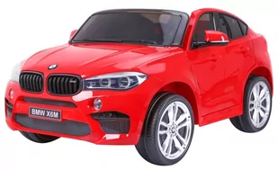 Auto na akumulator BMW X6M 2 os. XXL Czerwony - Pojazdy elektryczne dla dzieci - miniaturka - grafika 1