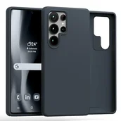 Etui i futerały do telefonów - Etui MERCURY Pure MagSafe Silicone do Samsung Galaxy S25 Ultra Granatowy - miniaturka - grafika 1