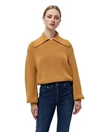 Swetry damskie - Minus Damski sweter Milu Knit, Mineral Yellow, S - miniaturka - grafika 1