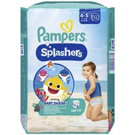 Pieluchy - Pampers Splashers, Pieluszki do pływania, rozmiar 4-5, 11 szt. - miniaturka - grafika 1