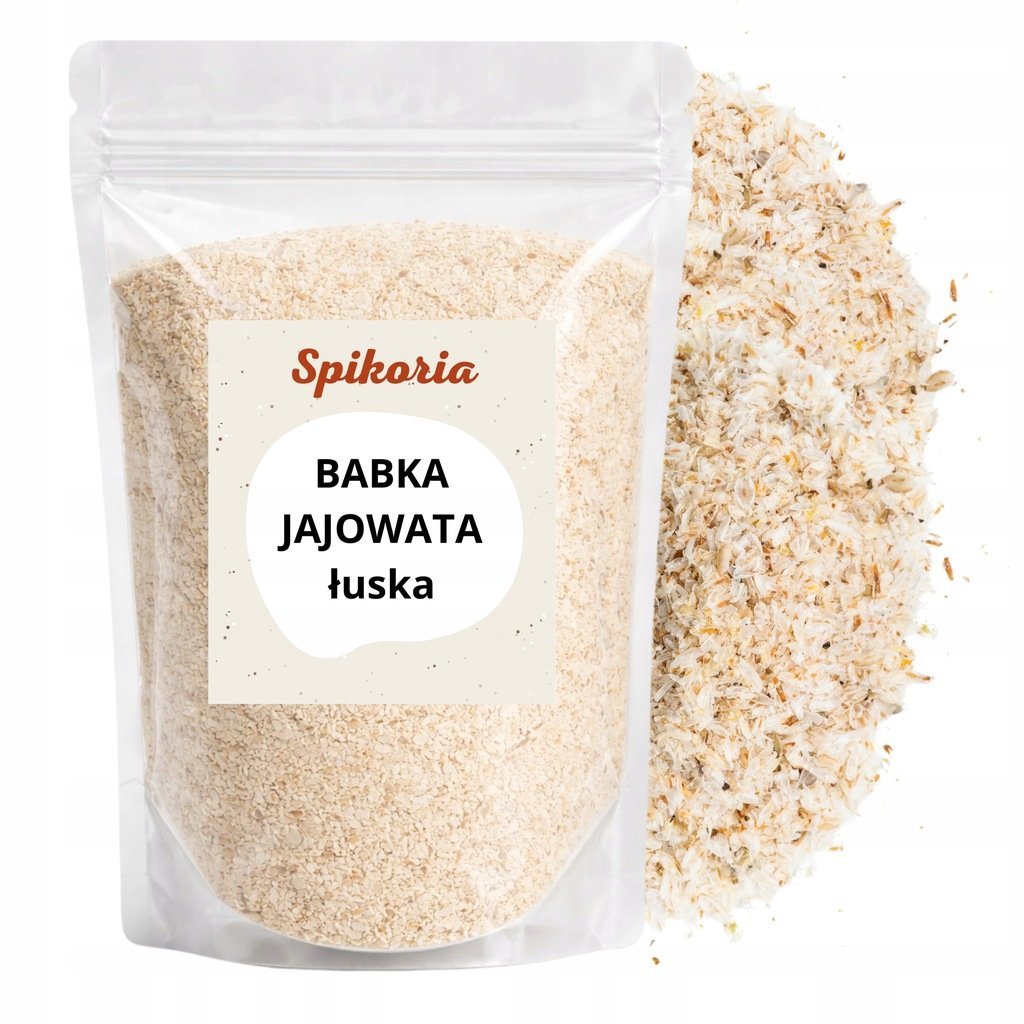 BABKA JAJOWATA łuska 1 kg Psyllium Husk Błonnik Naturalny wege Keto Witalny