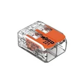 Kostki, złączki, wtyczki - Złączka WAGO max 4 mm2 z dźwigniami 2 krotna 5 sztuk - miniaturka - grafika 1