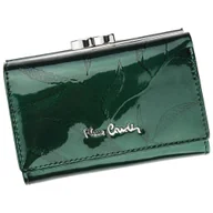 Portfele - Pierre Cardin, Portfel skórzany damski, 02, Leaf 117, zielony, mały - miniaturka - grafika 1
