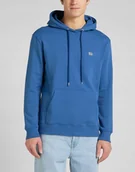 Bluzy męskie - LEE PLAIN HOODIE BLUE UNION L80YSPUF S - miniaturka - grafika 1
