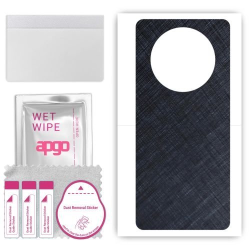 folia naklejka skórka strukturalna na TYŁ do Realme 12x 5G - Tytan Niebieski - apgo SKINS