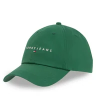 Czapki męskie - Czapka z daszkiem Tommy Jeans Tjm Heritage Core Cap AM0AM12933 Zielony - miniaturka - grafika 1