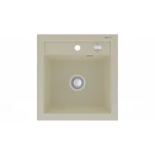 Zlewozmywaki - Mexen Vito zlewozmywak granitowy 1-komorowy 520 x 490 mm, beżowy - 6503521000-69 - miniaturka - grafika 1