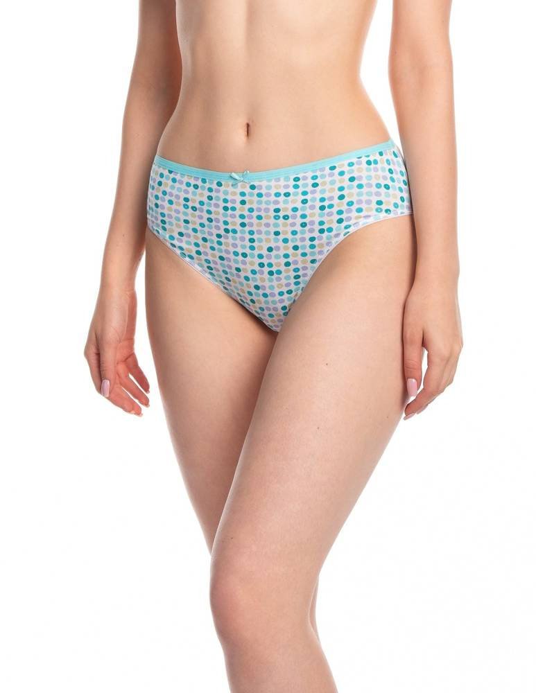 LAMA Figi Damskie Bikini WIELOKOLOROWE r. S, 3 szt.
