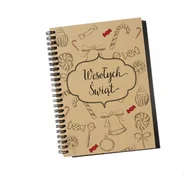 Notesy i bloczki - Wesołych Świąt notatnik, 100% recykling papier, Sowia Aleja - miniaturka - grafika 1