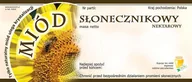Akcesoria do hodowli zwierząt - Etykiety na Miód Spadziowy (100szt) - wzór E16 - miniaturka - grafika 1