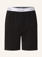 Spodenki damskie - Calvin Klein Szorty Od Piżamy Icon Cotton Stretch schwarz - miniaturka - grafika 1